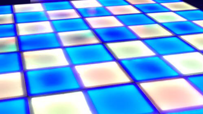 Dansvloer bij de lopende dj